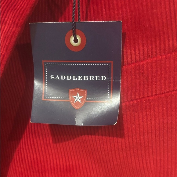 Saddlebred Red Sport Coat 42R NWT Mens Blazer Statement Jacket - Picture 2 of 8